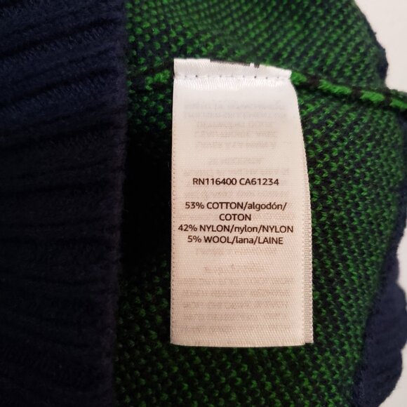 Bop Basics Plaid Crew Neck Wool Blend Sweater - Picture 14 of 15